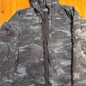 Patagonia Camouflage Nano Air Hoody - Black and Gray